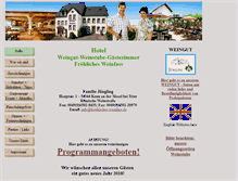 Tablet Screenshot of hotel-froehliches-weinfass.de